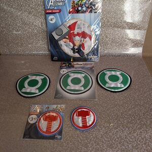 Avengers and Green Lantern Patches Set